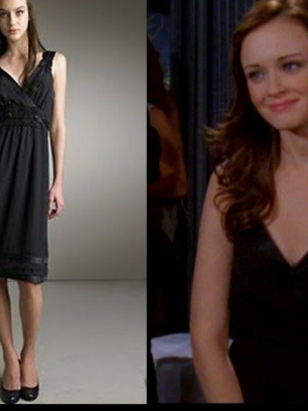 vintage Marc Jacobs black silk dress ASO Rory Gilmore